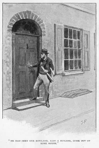 Murders: A builder at the home of the deceased Mrs Mary Emsley