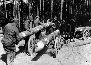 Decline: Building an emplacement during the fighting in East Prussia