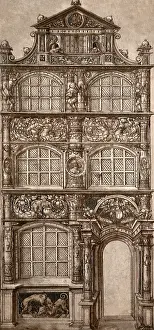 Struggling: Building Facade, by Holbein
