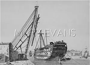 Mainmast: BUILDING FRENCH SHIP 2