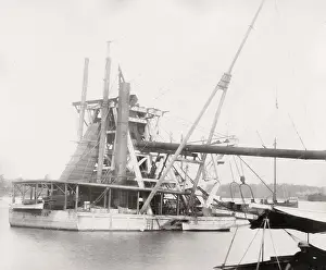 Lesseps: Building Panama canal, dredger