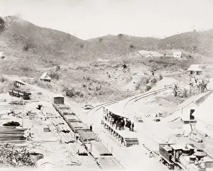 Lesseps: Building Panama canal, railway line