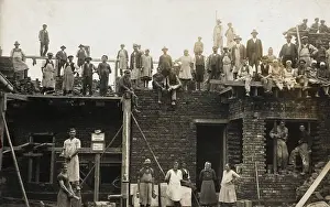 Bricklaying: Building project in Czechoslovakia