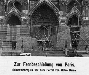 Sandbag: Building protection against aerial attacks at the Notre