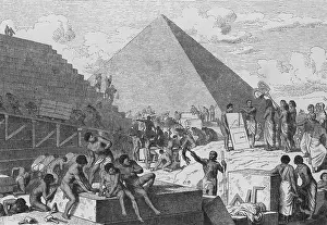 Ramps: Building of the pyramids