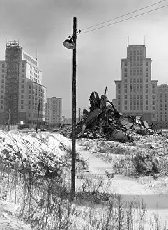 Kinder: Building site on Stalinallee