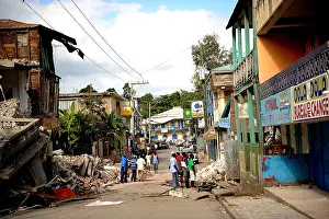 Magnitude: Buildings are destroyed in Jacmel Haiti ?