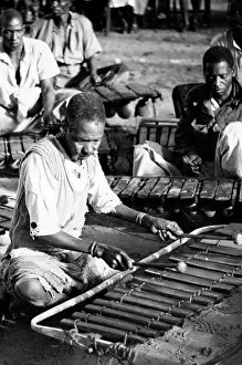 Ethnomusicology: Bulafu(in foreground) village maker of Timbila and