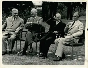 Ministries: Bulganin, Eisenhower, Faure, Eden, at UN in Geneva