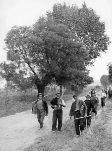 Helpers: Bulgarian civilian workers at Berlin, 1939