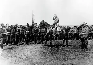 Credit: Bulgarian general delivers a speech, 1916