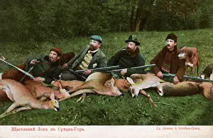 Gora: Bulgarian hunting party and their bag