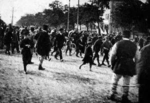 Reservist: Bulgarian reserves in Sofia, 1915