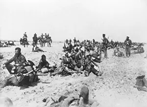 Rests: Bulgarian soldiers after combat, 1916