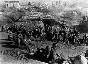 Macedonia: Bulgarian troops at the Dojran Front, 1917