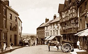 Ludlow: The Bull Ring, Ludlow early 1900's