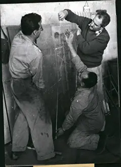 Eichmann: Bulletproof cabin for Eichmann trial, Jerusalem