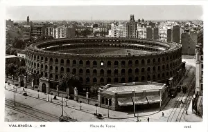 Toros: The Bullfighting Ring at Valencia, Spain