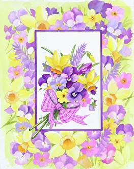 Cerise: Bunch of spring flowers