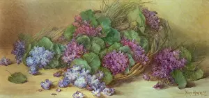Hensley: Bunches of Lilac and Purple Violets