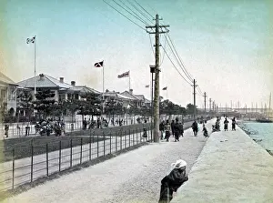 Bund: the Bund, Kobe Japan circa 1880s