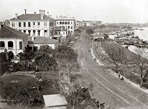 Bund: The Bund, Shanghai, China circa 1890