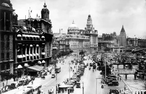 Opium: The Bund in Shanghai in the early 30's