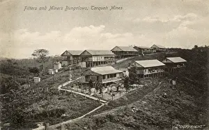 Ghanaian: Bungalows, Tarquah Mines, Ghana, Gold Coast, West Africa