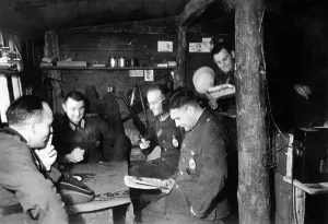 Presumably: Bunker of a company command post of the Wehrmacht, 1941