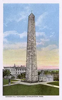 Obelisk: Bunker Hill Monument, Charlestown, Massachusetts, USA