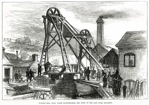 Collieries: BUNKER'S HILL MINE 1875