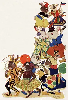 Bunny: The Bunnies at the Fancy Dress Party