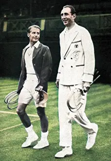 Lyttelton: Bunny Austin and Lyttleton Rogers at Wiimbledon