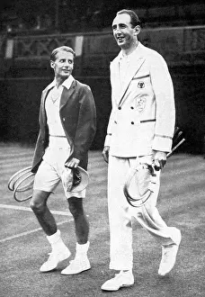 Lyttelton: Bunny Austin and Lyttleton Rogers at Wiimbledon