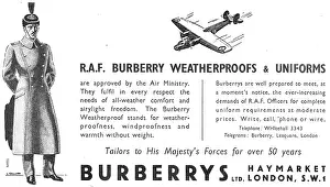 Weatherproofs: Burberry RAF Weatherproofs & Uniforms