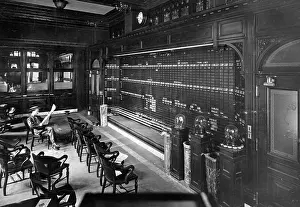 Broker: Bureau of a stock broker, 1905