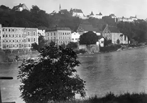Salzach: Burghausen an der Salzach, 1929