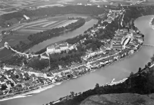 Salzach: Burghausen an der Salzach, 1933