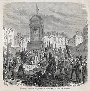 Juillet: BURIAL OF 1830 VICTIMS