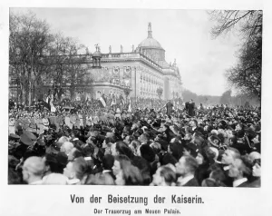 Potsdam: Burial of Auguste Viktoria in Potsdam, 1921