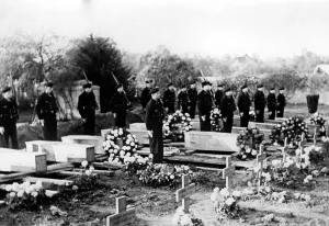 Honours: Burial of British pilots, 1943