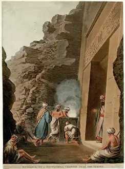 Sepulchral: BURIAL CHAMBER NEAR SPHINX