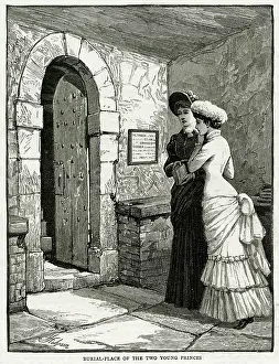 Presumed: Burial Place of the Princes in the Tower 1885