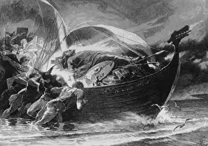 Hist: Burial of a Viking