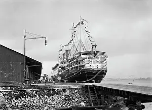 Ubersee: Burma - Yangon Harbour around 1911