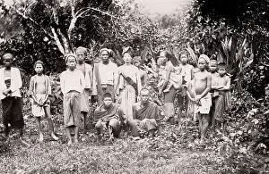 Chindwin: Burmese group, Chindwin River, Burma, Myanmar