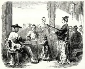 Elaborately: BURMESE MUSICIANS 1861