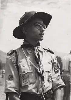 Jamboree: Burmese scout at a camp