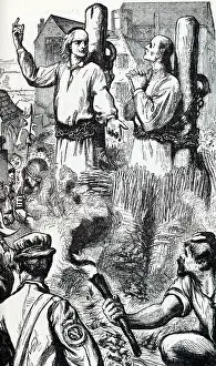 1555: Burning of Bishops Ridley and Latimer
