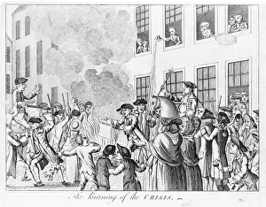 Broadside: The burning of the Crisis